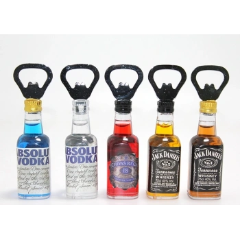 İkonik İçecek Şişesi Tasarımlı Magnetli Şişe Açacağı - Model 1