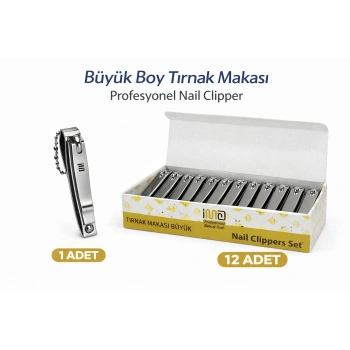 İMA Büyük Boy Tırnak Makası Profesyonel Nail Clipper 1 Adet