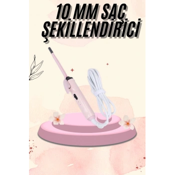 İnce Bukle 10MM Kıvırcık Saç Maşası Profesyonel Saç Şekillendirici