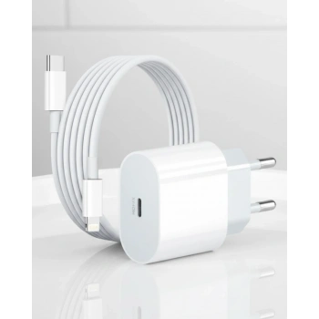 iPhone 12 11 XR XS X 8 Plus 7 20W PD Lightning Hızlı Şarj Adaptörü