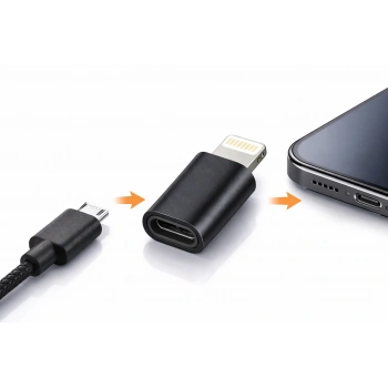 iPhone 5 Uyumlu Android Micro USB Şarj Kablosunu iPhone Lightning e Çevirici