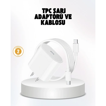 iPhone ve iPad Uyumlu 20W Güvenli USB-C Hızlı Şarj Adaptörü