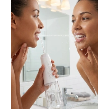 IPX7 Su Geçirmez Şarjlı Ağız Duşu 320 ml Su Tanklı Ayarlanabilir Basınçlı