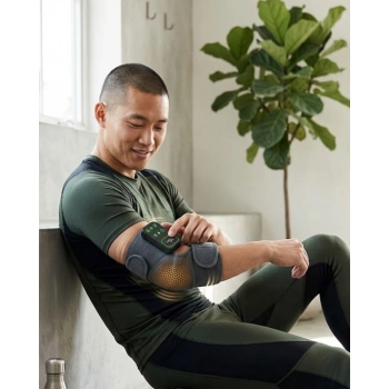 Isı Kontrollü Titreşimli Diz Omuz Masaj Dizlik Seti Kablosuz 2 Adet