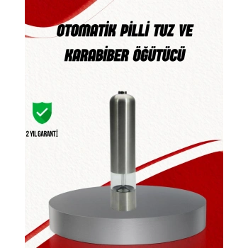 Işıklı Pilli Baharat Değirmeni Taze ve Pratik Öğütme