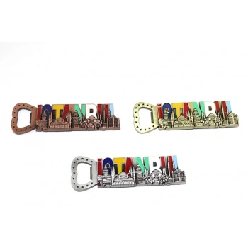 İstanbul Yazısı Metal Magnet Ve Açacak