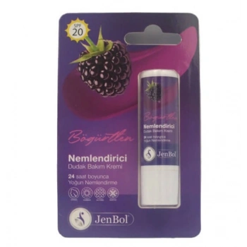Jenbol Lip Balm Nemlendirici Dudak Bakım Kremi Böğürtlen Spf 20 5 gr