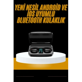 Kablosuz Dijital Göstergeli Çağrı Cevaplayabilen TWS 5.0 Bluetooth Kulaklık