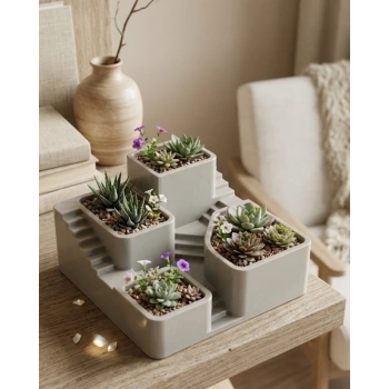 KAKTÜS SAKSI SETİ GRİ