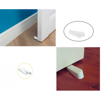 Kapı Stoperi - Kapı Altı Stoperi - Beyaz 2 Adet