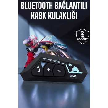 Kask Kulaklık Bluetooth Motosiklet Kulaklık Intercom Su Geçirmez