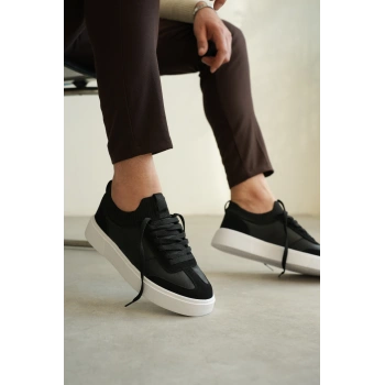 KB-010 Kuback Siyah Cilt Günlük Erkek Ayakkabı