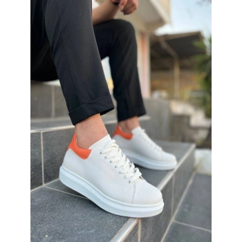 KB-DX3 Kuback Beyaz Deri Günlük Erkek Ayakkabı