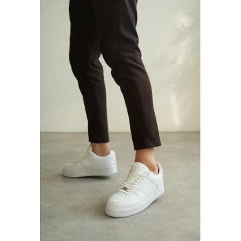 KB-N09 Kuback Beyaz Cilt Günlük Erkek Ayakkabı