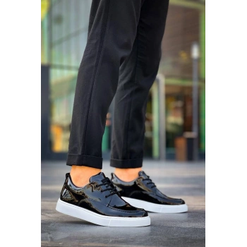 KB-X5 Kuback Siyah Rugan Günlük Erkek Ayakkabı