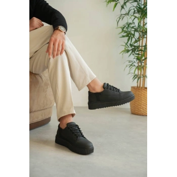 KB-X516 Kuback Kömür Cilt Günlük Erkek Ayakkabı