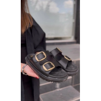 KBTX-1 Kuback Siyah Günlük Kadın Terlik