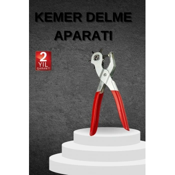 Kemer Delme Pensesi- Kemer Delik Açma Zımbası Paslanmaz Çelik