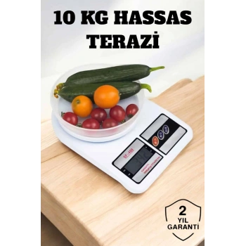 Kompakt Tasarım ve Tek Tuşla Sıfırlama Özelliğiyle Kullanımı Kolay Mutfak Tartısı