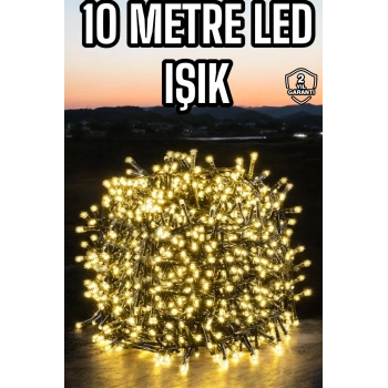 Led Işık 10 Metre Gün Işığı Parlak ve Doğal Ağaç Süsleme