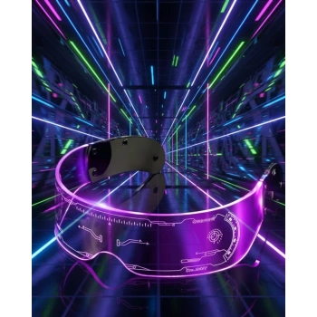 LED Işıklı Gece Gözlüğü Rave Festival ve Yılbaşı Partisi İçin