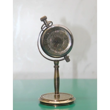 Masa Üstü Pirinç Saat Model 6