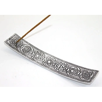 Metal Kayık 7 Çakra (Chakra) Tütsülük