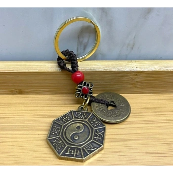 Metal Yin Yang Anahtarlık