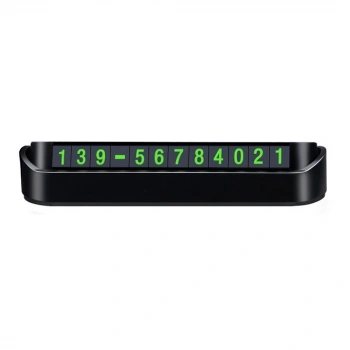 Mıknatıslı Araç Telefon Park Numaratörü Açılır Kapanır Siyah