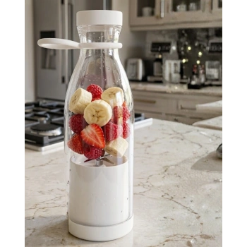 Mini Smoothie Blender USB Şarjlı 380 ml Taşınabilir ve Hafif Tasarım