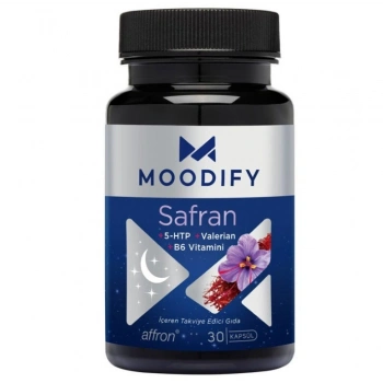 Moodify Safran Magnezyum Valerian B6 Vitamin 30 Kapsül
