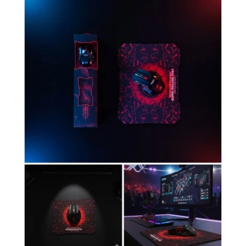 Mouse Seti RGB Aydınlatmalı 7 Fonksiyon Tuşlu Yüksek Performans