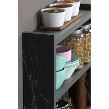 Mutfak Rafı Tezgah Üstü Organizer Bendir