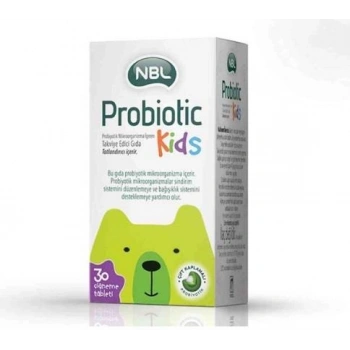NBL Probiotic Kids 30 Çiğneme Tableti