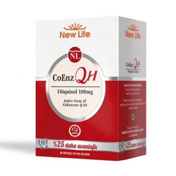 New Life CoEnz QH 100 mg 60 Yumuşak Kapsül