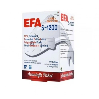 New Life EFA S-1200 mg 90 Kapsül
