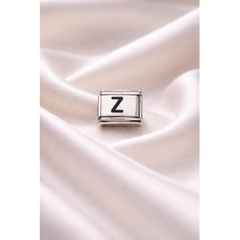 Nomination Bileklik Uyumlu Z Harfi Charm – Paslanmaz Çelik Harf Modül – Kişiye Özel Bileklik Aksesuarı