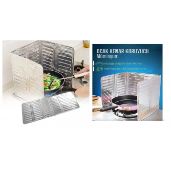 Ocak Kenar Koruyucu Alüminyum Levha - Ev Kamp Karavan Ocak Koruyucu