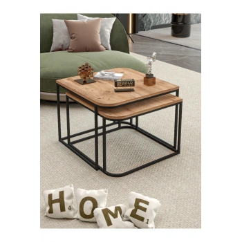 Orta Sehpa Damla İkili Lüx Atlantik Çam