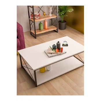 ORTA SEHPA DOUBLE BEYAZ