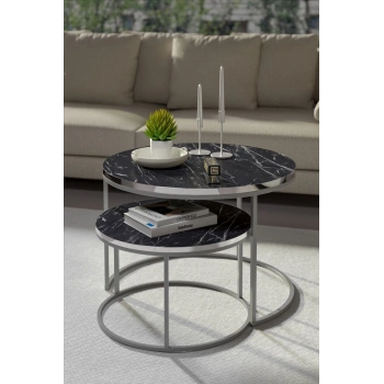 Orta Sehpa Ikili Lüx Specıal Gümüş Bendir