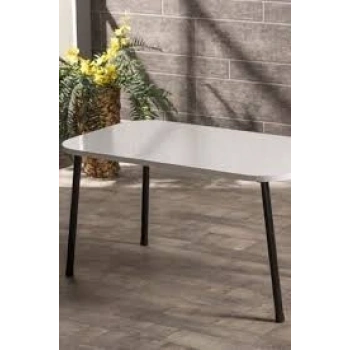 Orta Sehpa Metal Ayak Beyaz KR