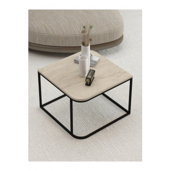 Orta Sehpa Tekli Damla Traverten