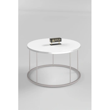 ORTA SEHPA TERRA LÜX GÜMÜŞ BEYAZ