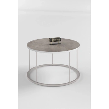 ORTA SEHPA TERRA LÜX GÜMÜŞ GORDİON