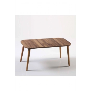 Orta Sehpa Torna Ayak Kare Ceviz