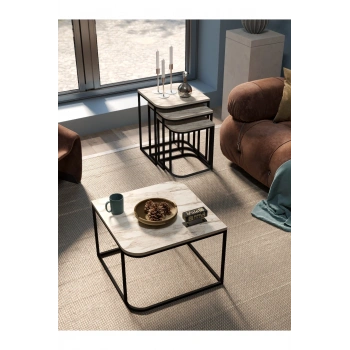 Orta Sehpa Ve Zigon Sehpa Damla Efes