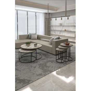 ORTA SEHPA VE ZİGON SEHPA SET İKİLİ LÜX C ZİGON EFES