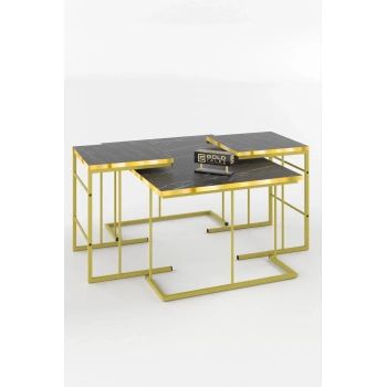 ORTA SEHPA VE ZİGON SEHPA SOLO SET GOLD BENDİR