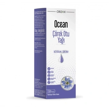 Orzax Ocean Çörek Otu Yağı Soğuk Sıkım 150 ml
